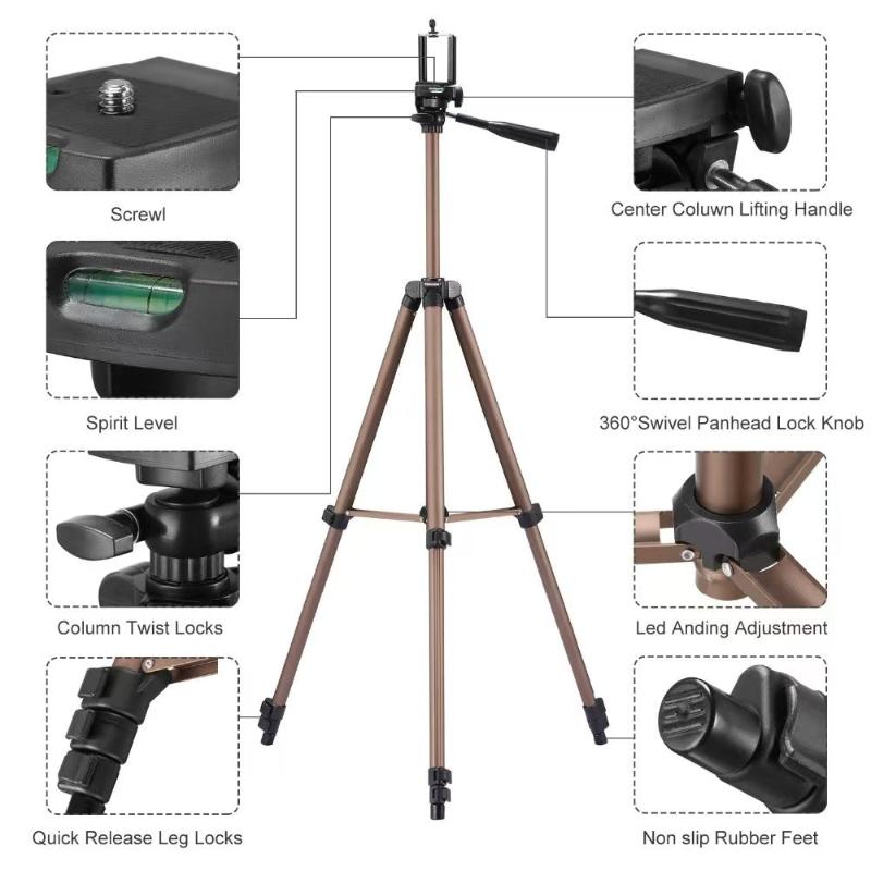 Amazon Basics 50-Inch Lightweight Camera Tripod with Carry Bag