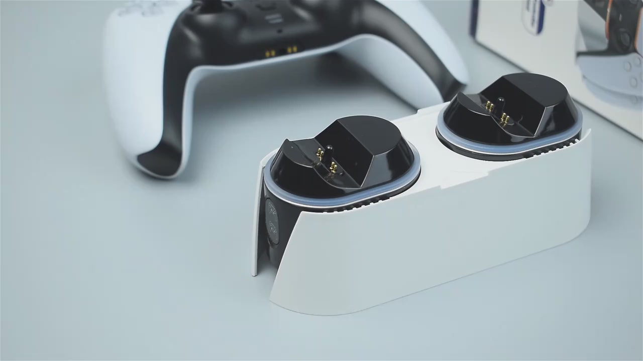 PS5 DualSense Controller Charging Dock with Fast Charging & Auto Shut-Off