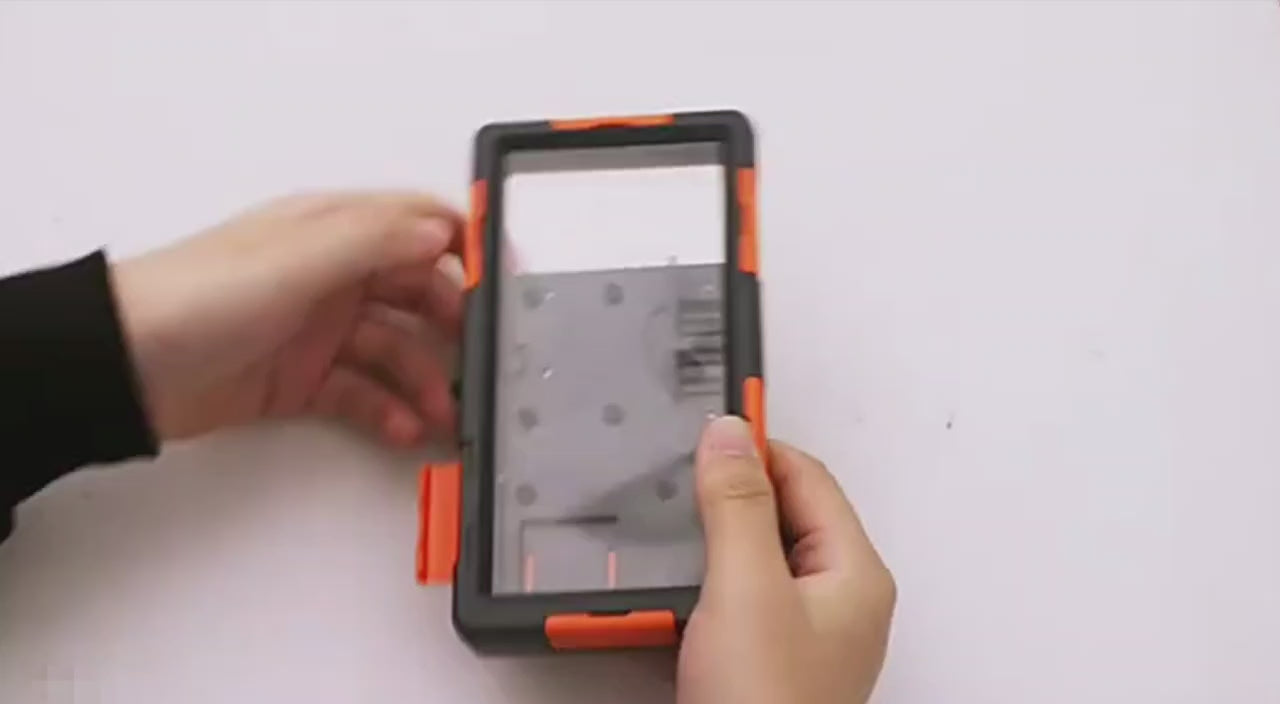 Waterproof Case for Smartphones Up to 6.8 Inches for Underwater Photography
