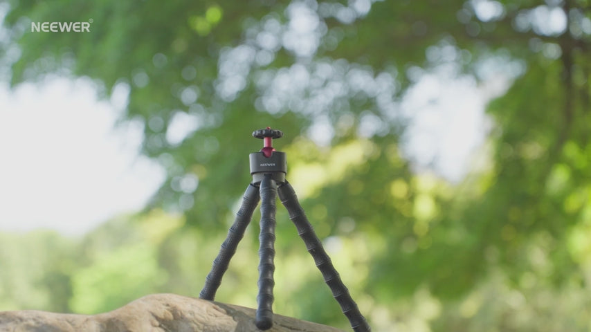 NEEWER T91 Flexible Tripod with Dual Magic Arms for Vlogging and Cameras