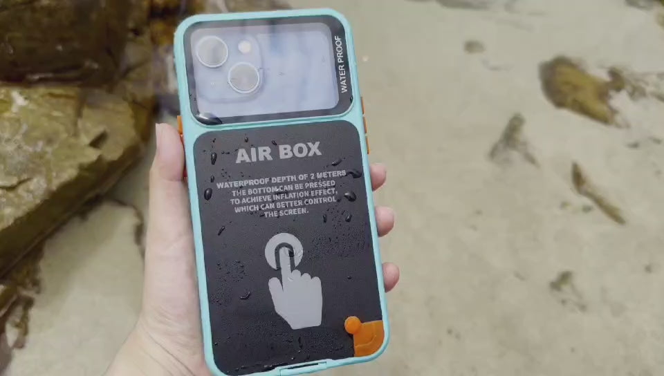 Lightweight iPhone case for outdoor protection, shockproof, dust-proof, and waterproof for active lifestyles.