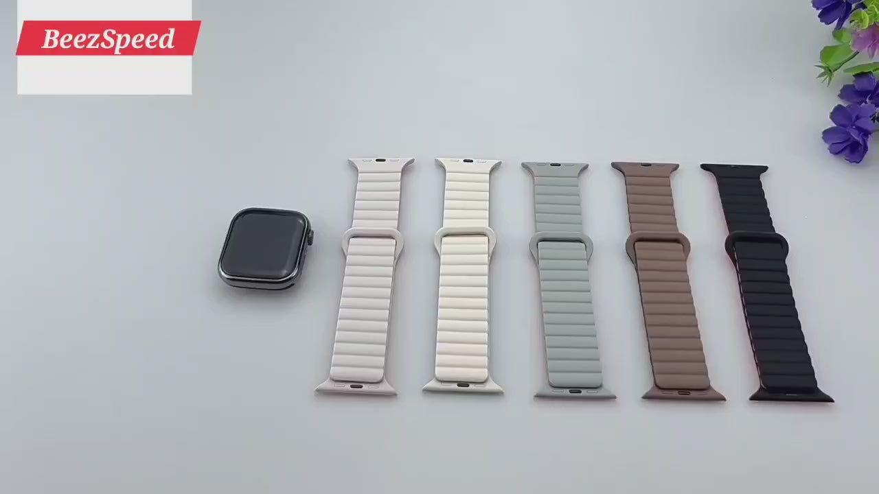 Apple Watch Magnetic Silicone Strap (38-49mm)– Loop Design | Intro