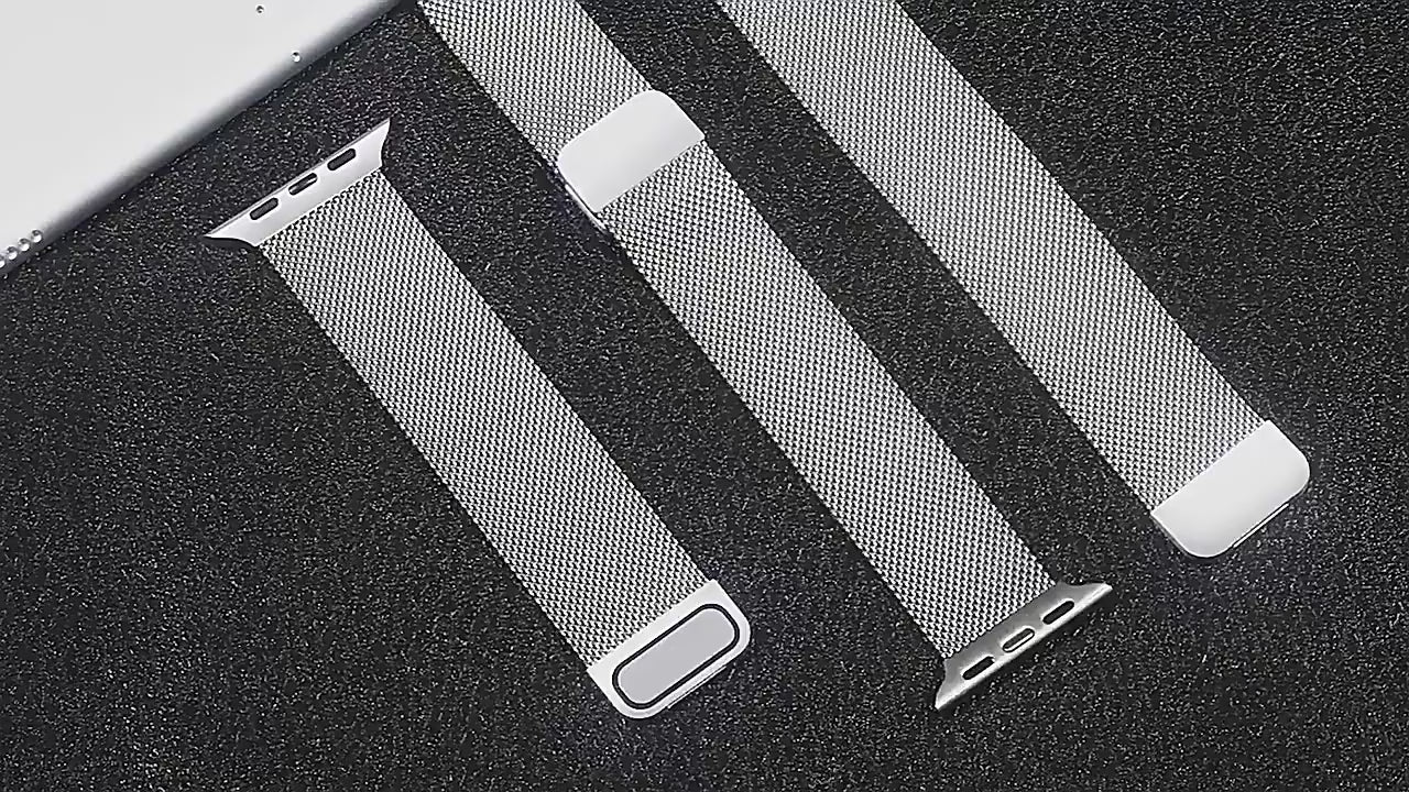 Stainless Steel Magnetic Mesh Apple Watch Strap 38–49mm Milanese Loop | Intro
