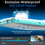 Universal Waterproof Case for Smartphones with Facial Recognition and Screen Protector Compatibility