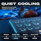 RGB Laptop Cooling Pad for Gamers with Customizable Lighting and 14 Fans