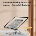 187mm height 360° Rotating Adjustable Laptop & Tablet Cooling Stand - Aluminum Alloy BeezSpeed