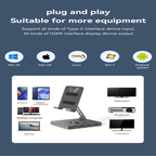10-in-1 iPad Pro Docking Station with Adjustable Stand & Hub Adapter